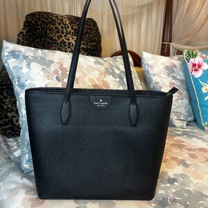 Kate Spade Textured PVC Lori Tote in Black